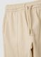 Children's trousers in beige cotton blend over_2