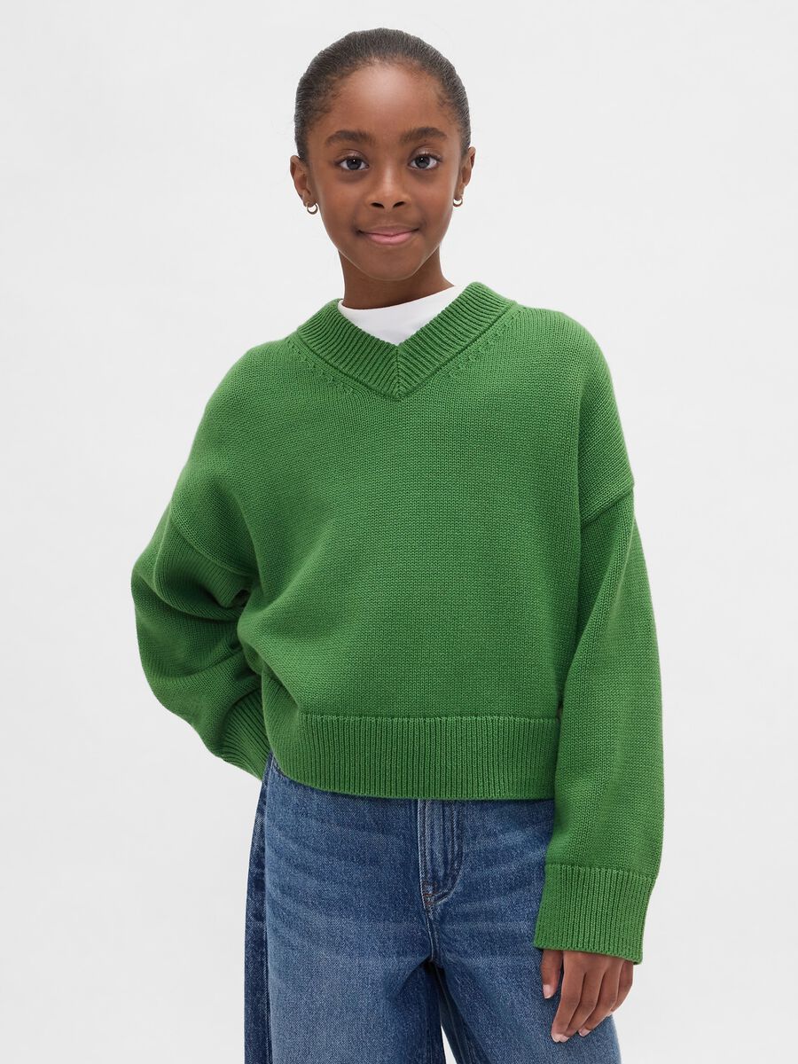 Green Cotton Sweater_0