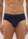 Multicolour regular fit cotton stretch tripack briefs_1
