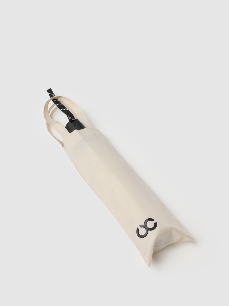Beige Compact Umbrella_0