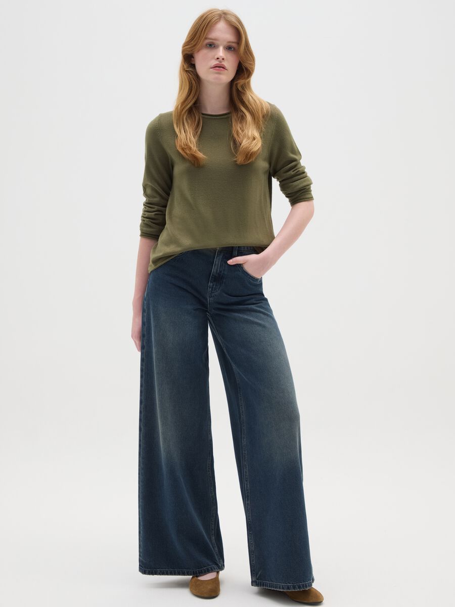 Maglione verde fitted_1