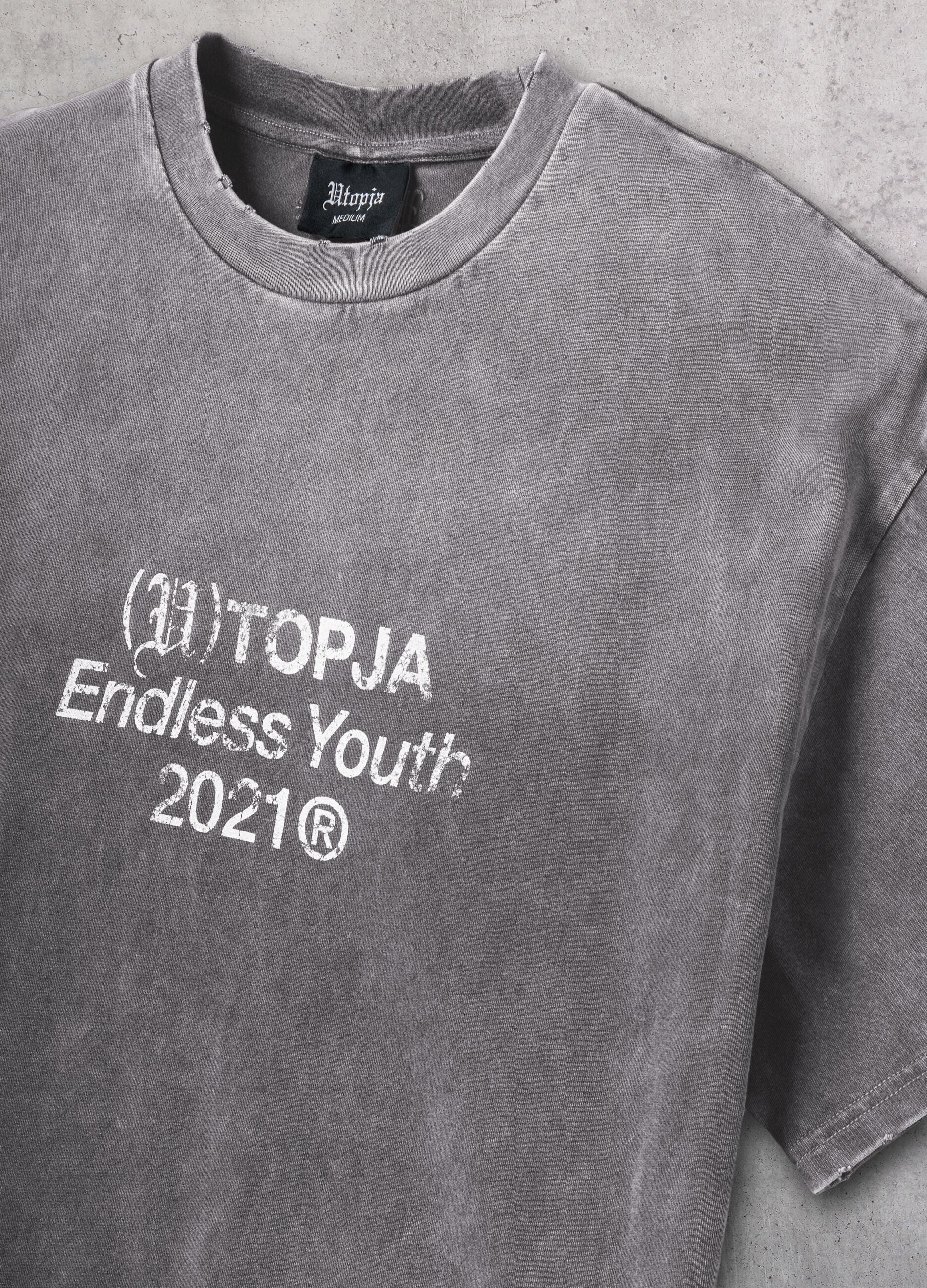 Sunfaded Oversized T-shirt Vintage Grey