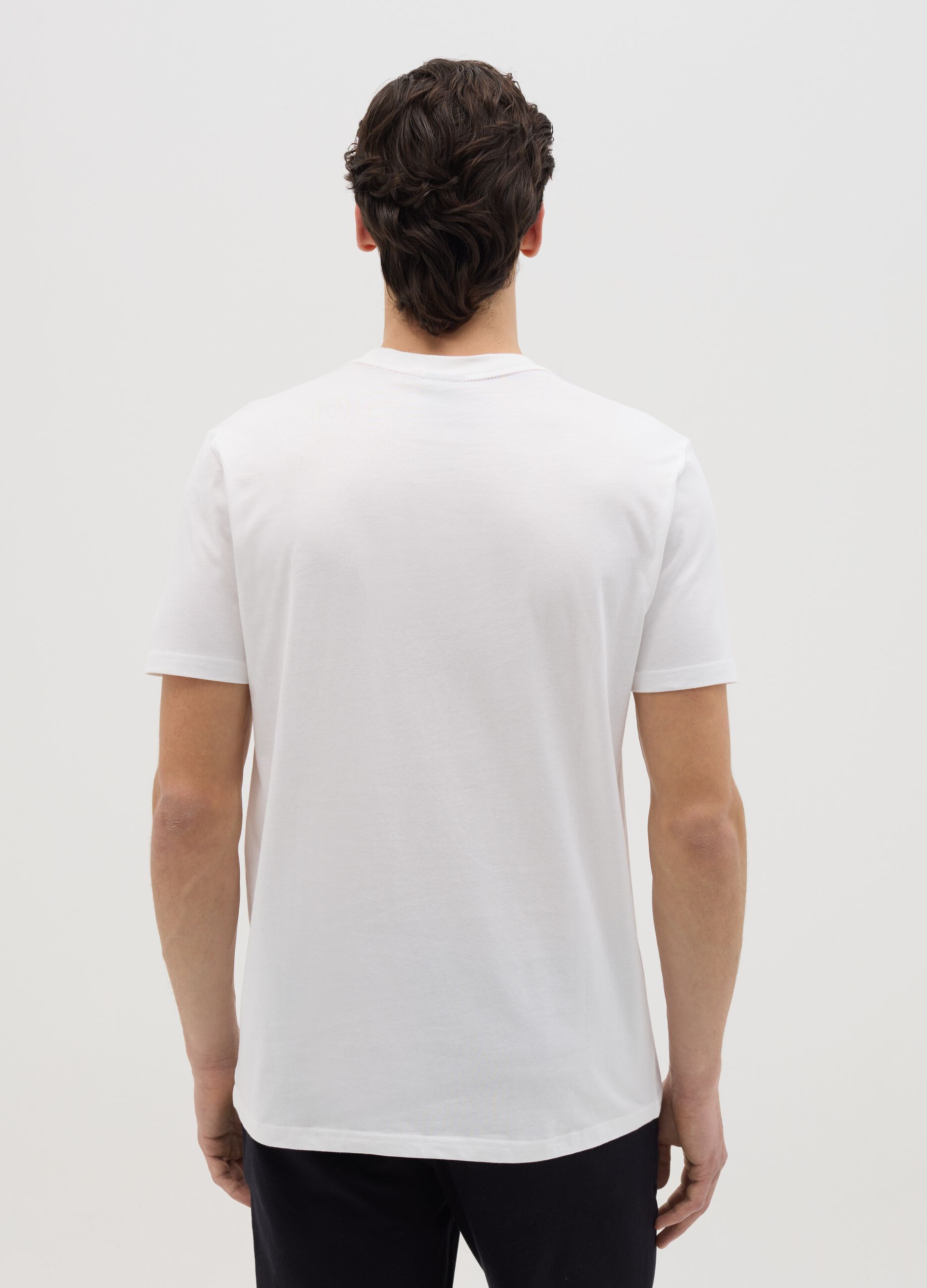 Canada's Trail white short-sleeved T-shirt