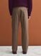 Brown regular-fit stretch cotton twill chino trousers_2