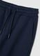 Blue children's jogger trousers made of pure cotton comfort fit_2