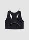 Reggiseno sportivo nero in tessuto elasticizzato_5