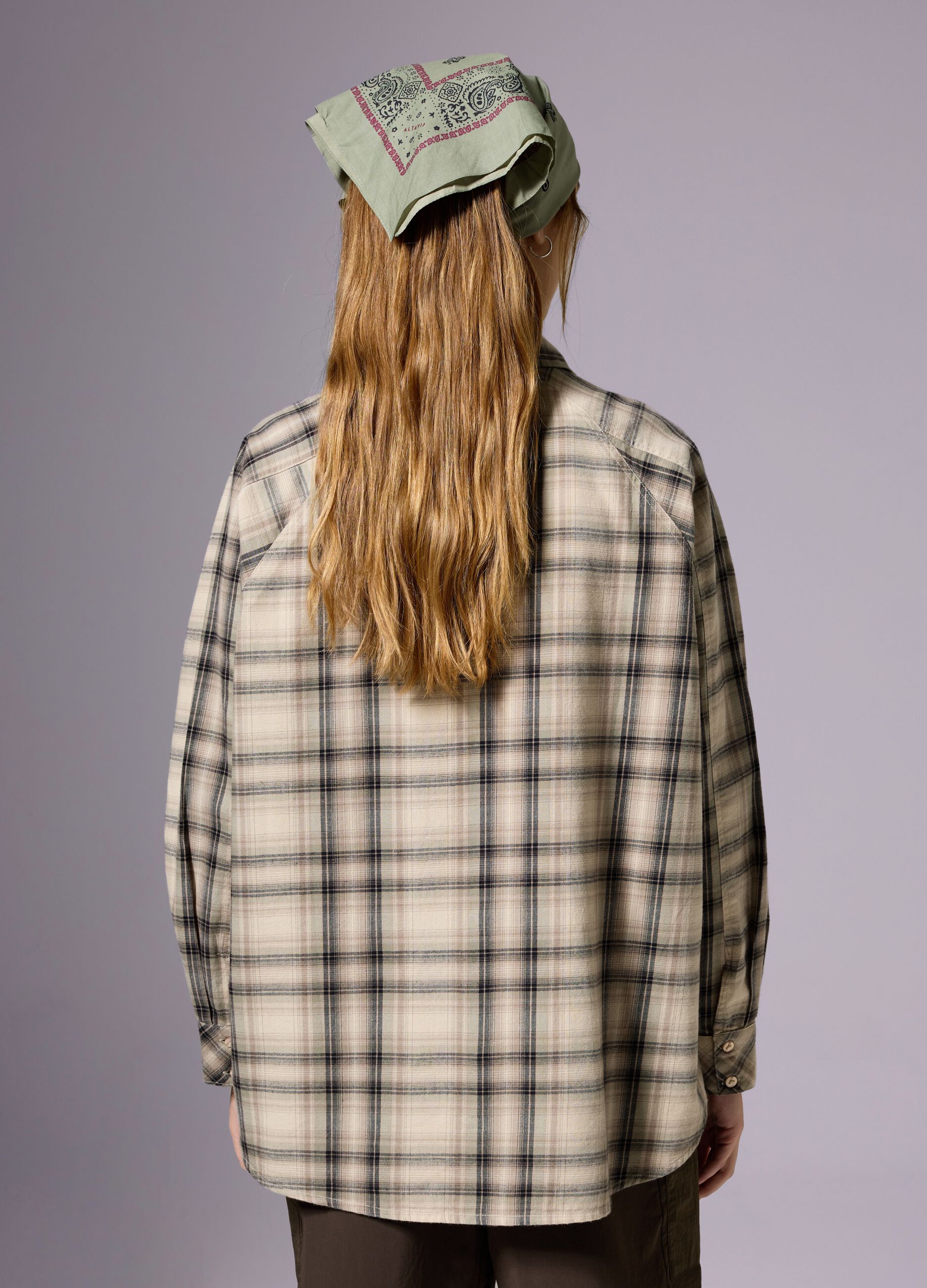ALTAVIA WITH DEBORAH COMPAGNONI shirt in check cotton with pocket