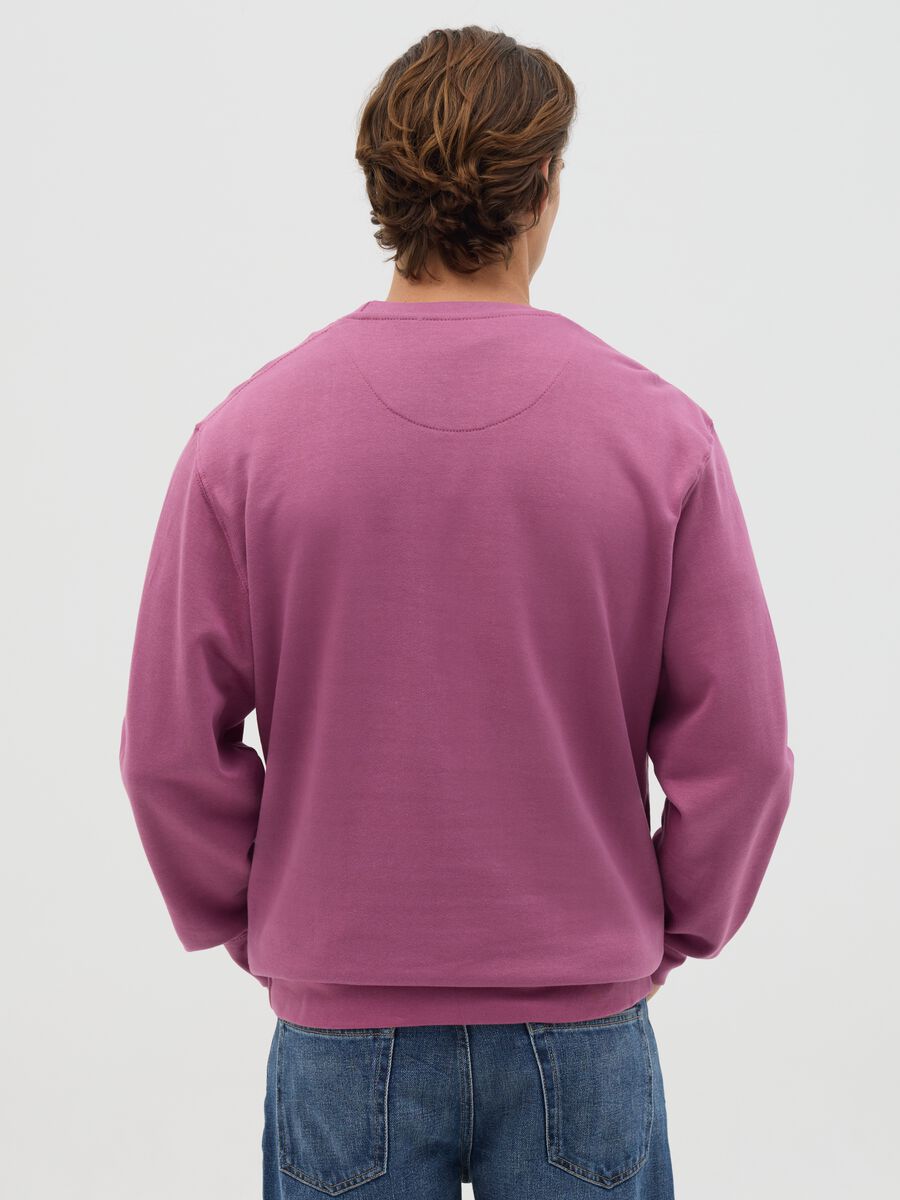 Oversized sweatshirt with round neck_2