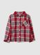 Regular fit multicolour pure cotton children's shirt_0