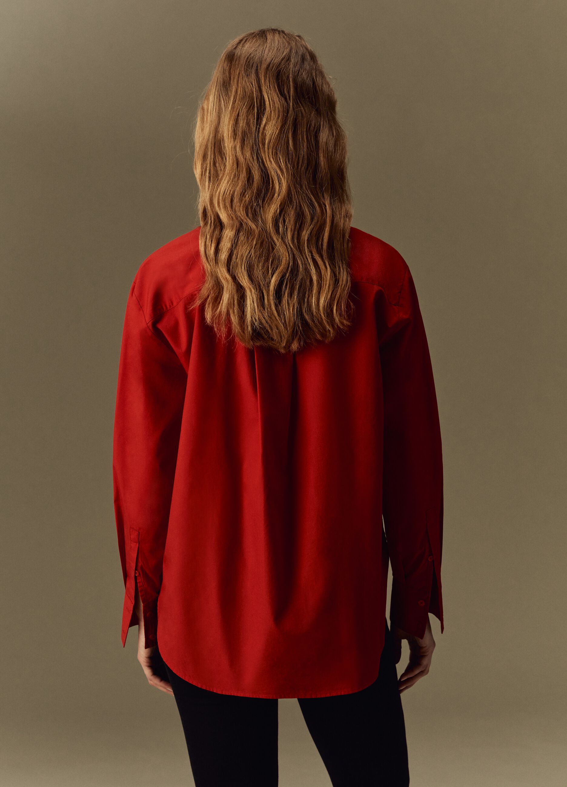 Camicia in cotone con tasca_2