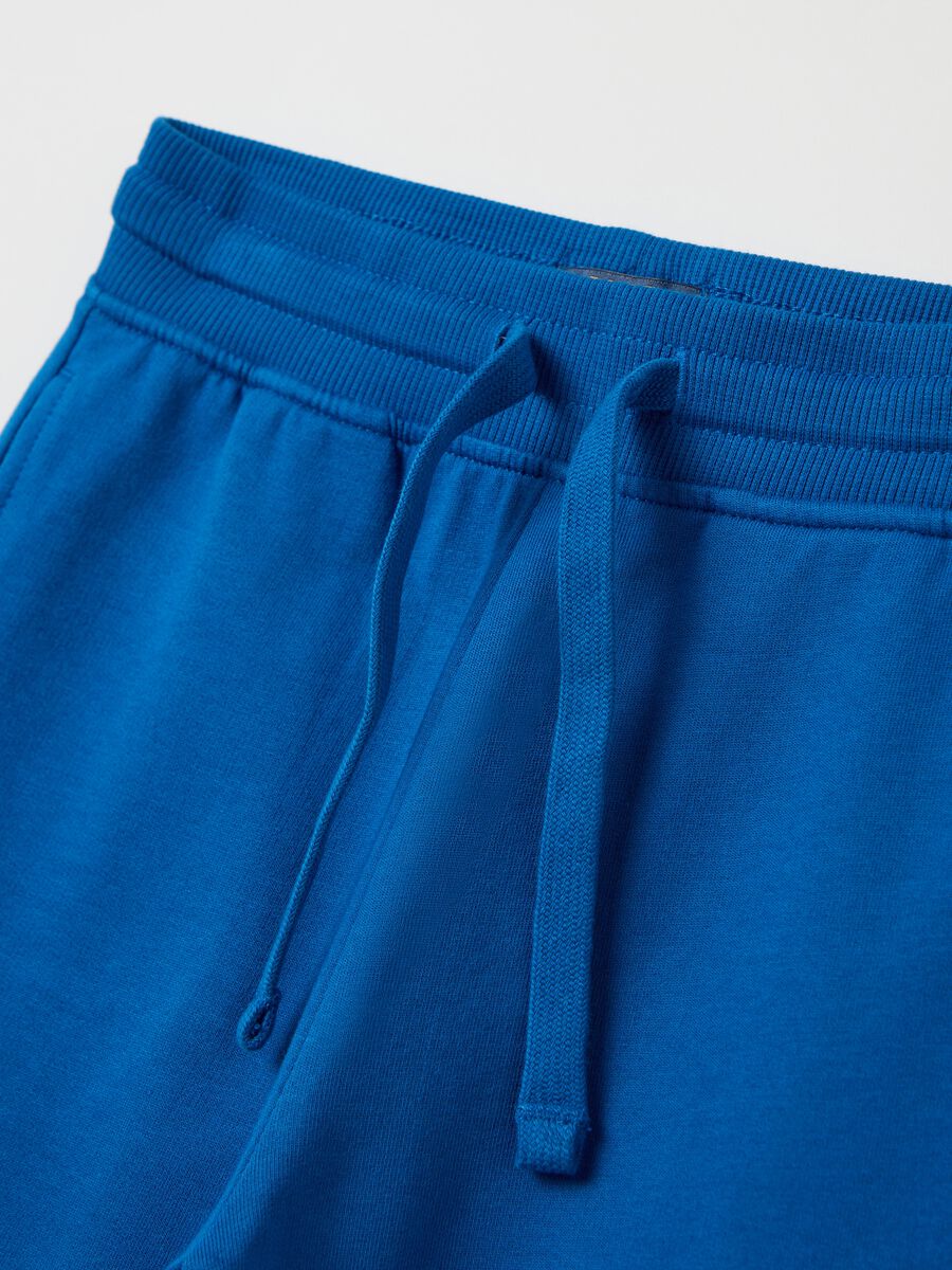 Blue Cotton Sports Shorts_2