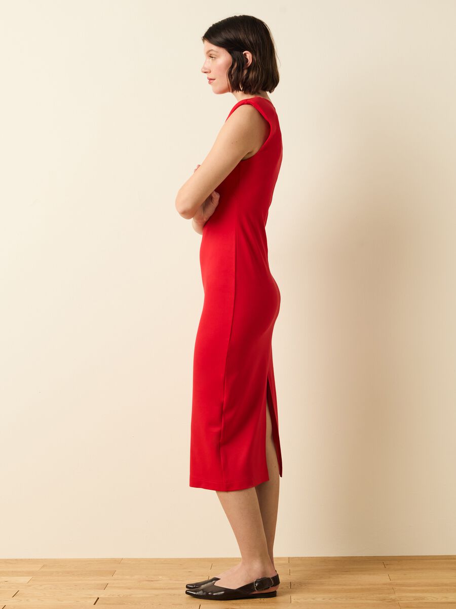 Sleeveless midi dress_2