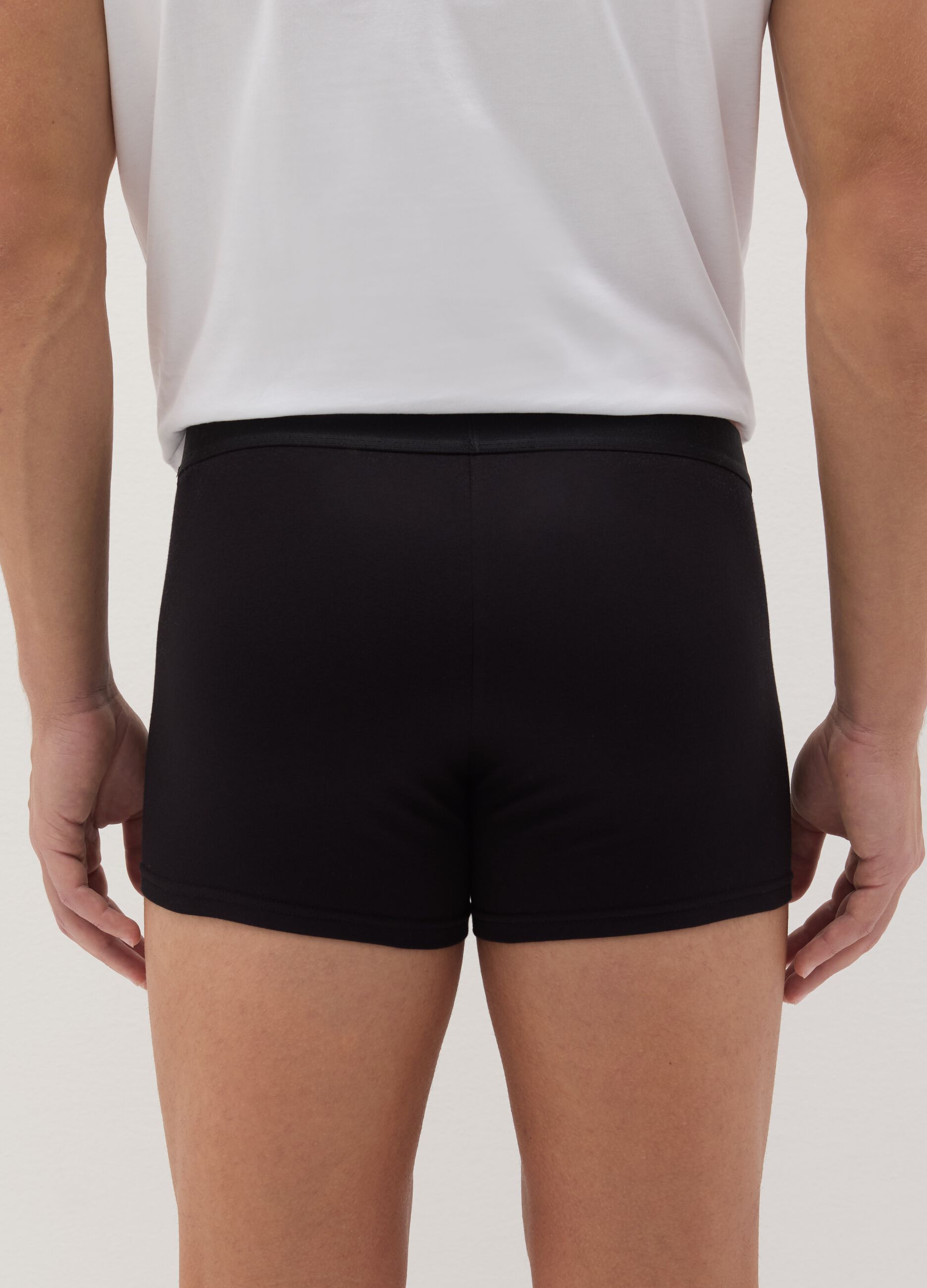 Five-pack boxers in organic cotton