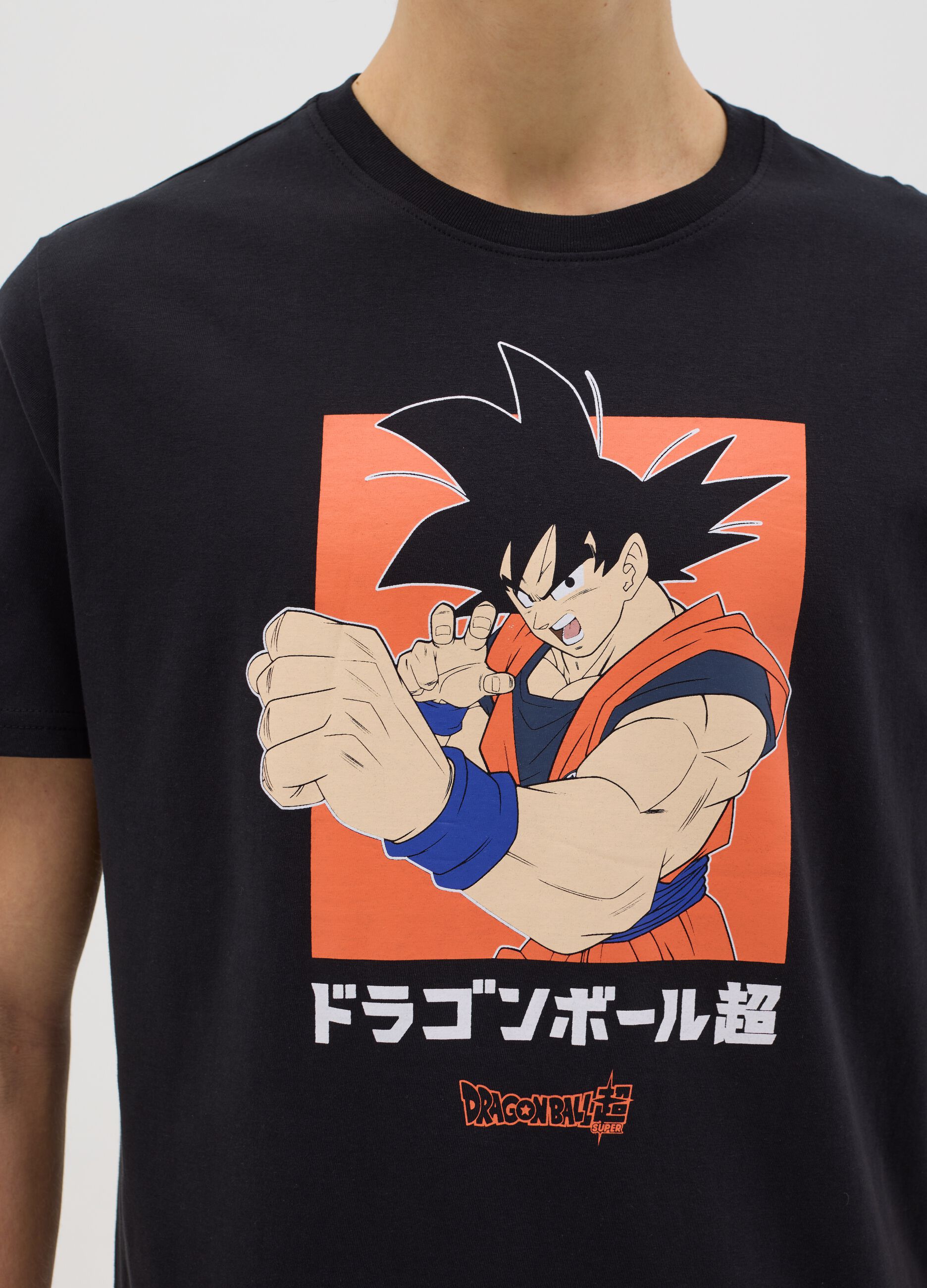 Black T-shirt with Dragon Ball Z print
