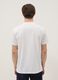 White pure cotton T-shirt with front print, regular fit_3