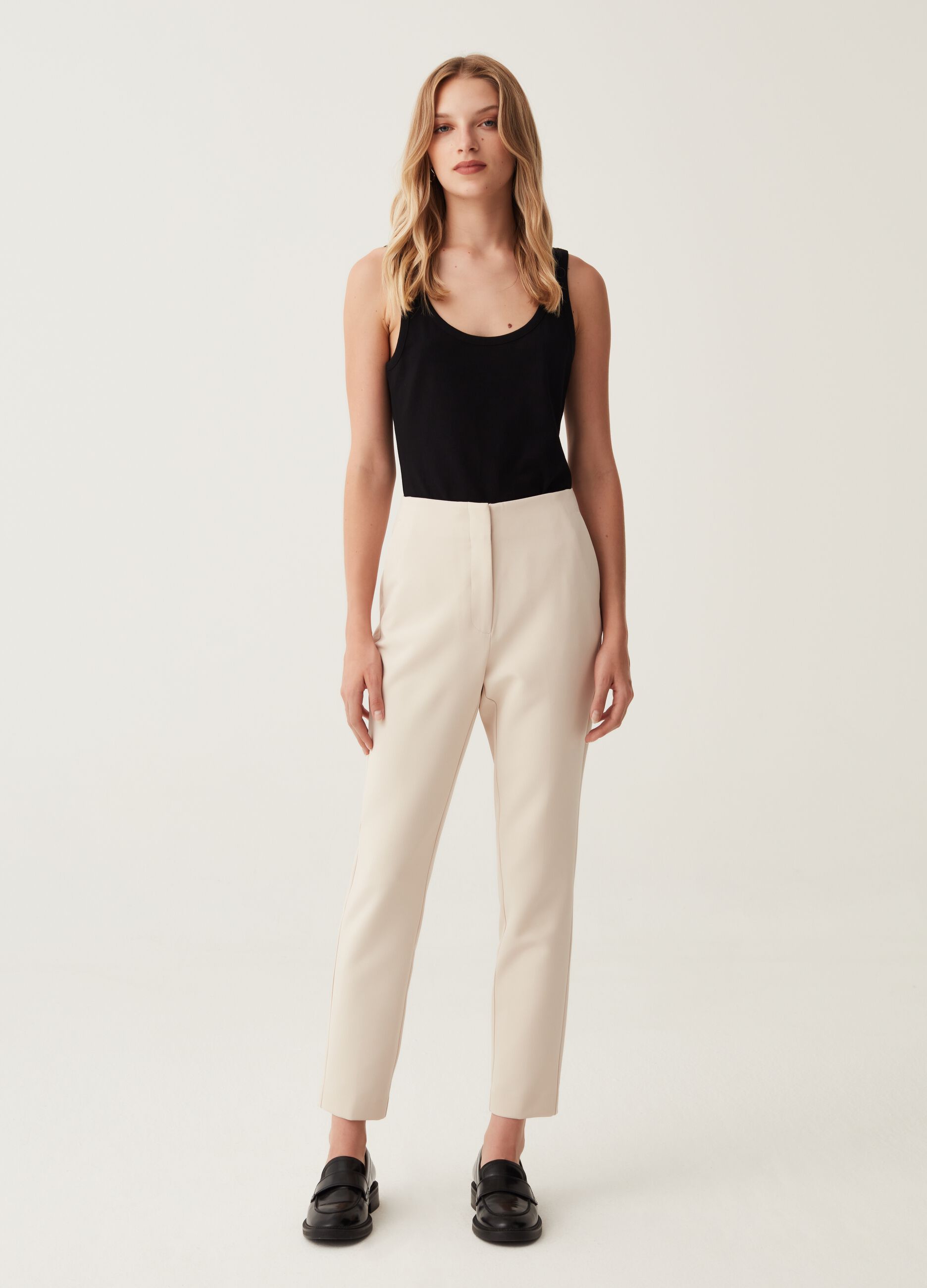 Pantalone a sigaretta stretch_0