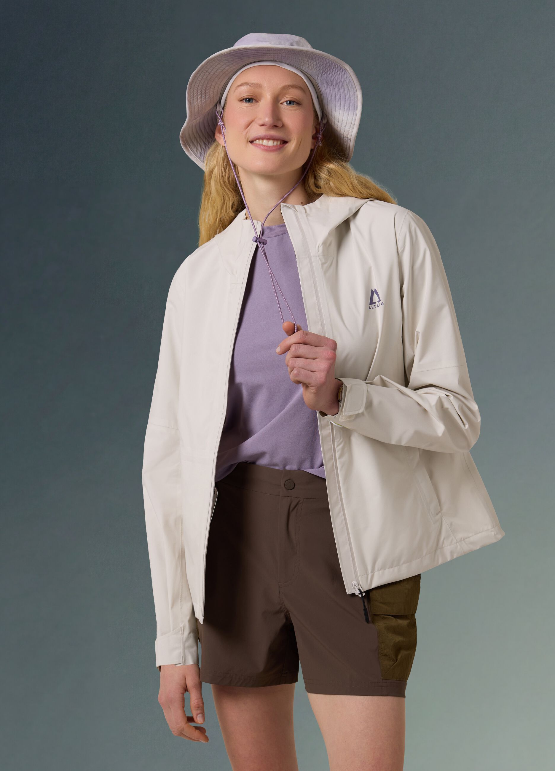 ALTAVIA rain shell jacket WITH DEBORAH COMPAGNONI