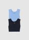 Kids' multicolour regular fit cotton tank top pack_3