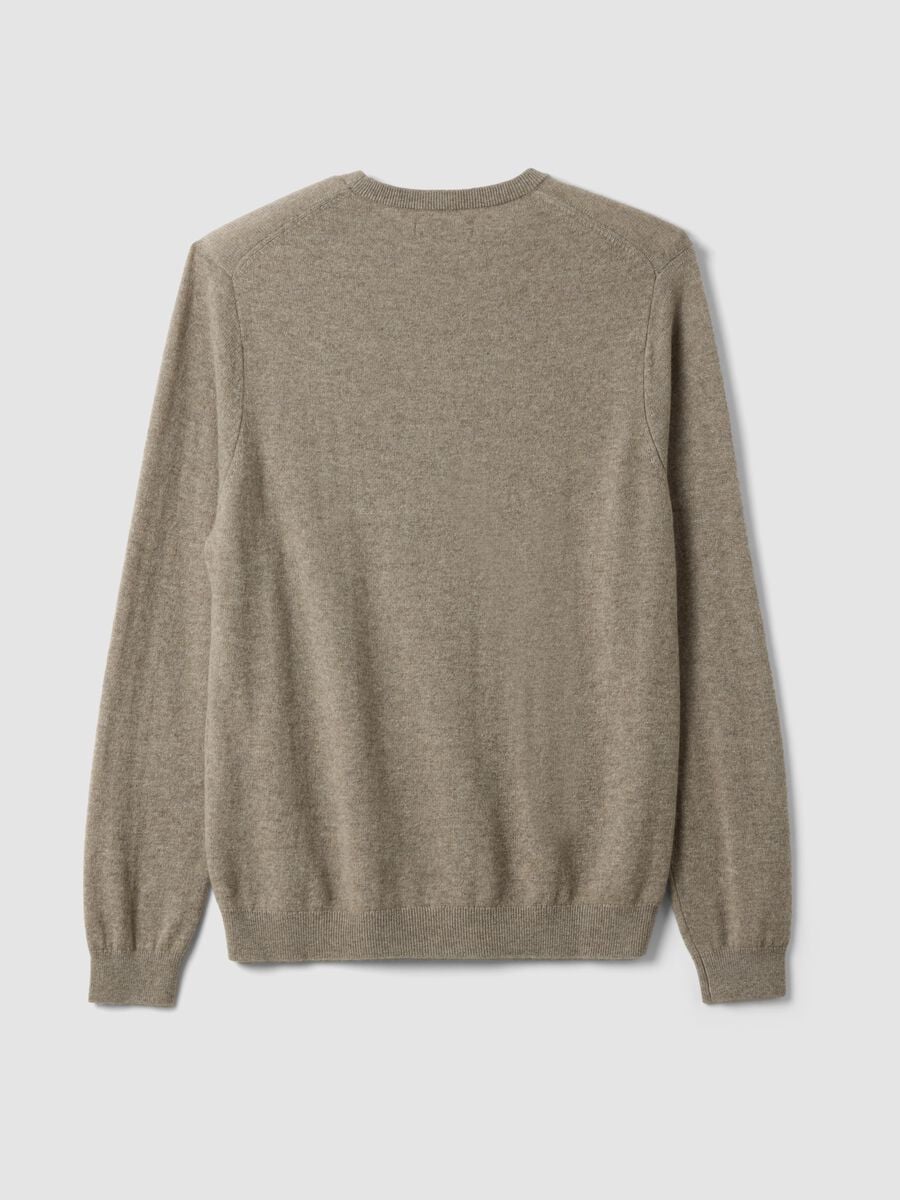 Beige pure cashmere jumper, regular fit_6