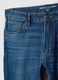 Slim fit blue stretch cotton jeans with five pockets_5