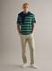 Pure Cotton Multicolour Striped T-shirt Regular Fit_1