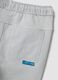 Pantaloni jogger over fit grigi in puro cotone per bimbo_3