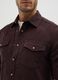 Regular fit corduroy shirt in pure brown cotton_3