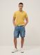Yellow pure cotton short-sleeve T-shirt_1