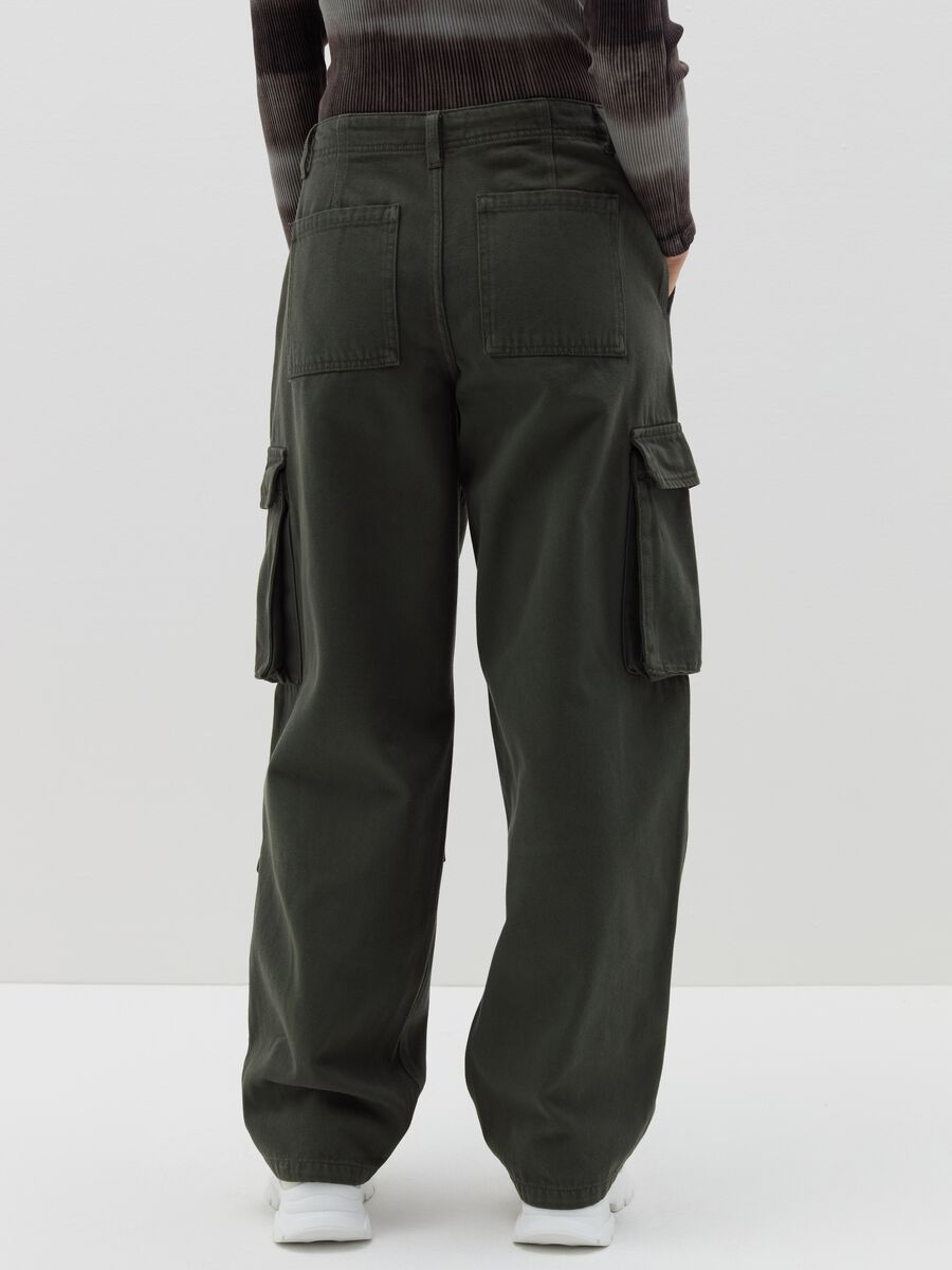 Cotton cargo trousers_3
