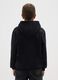 Children's black cotton blend sweatshirt regular fit_1