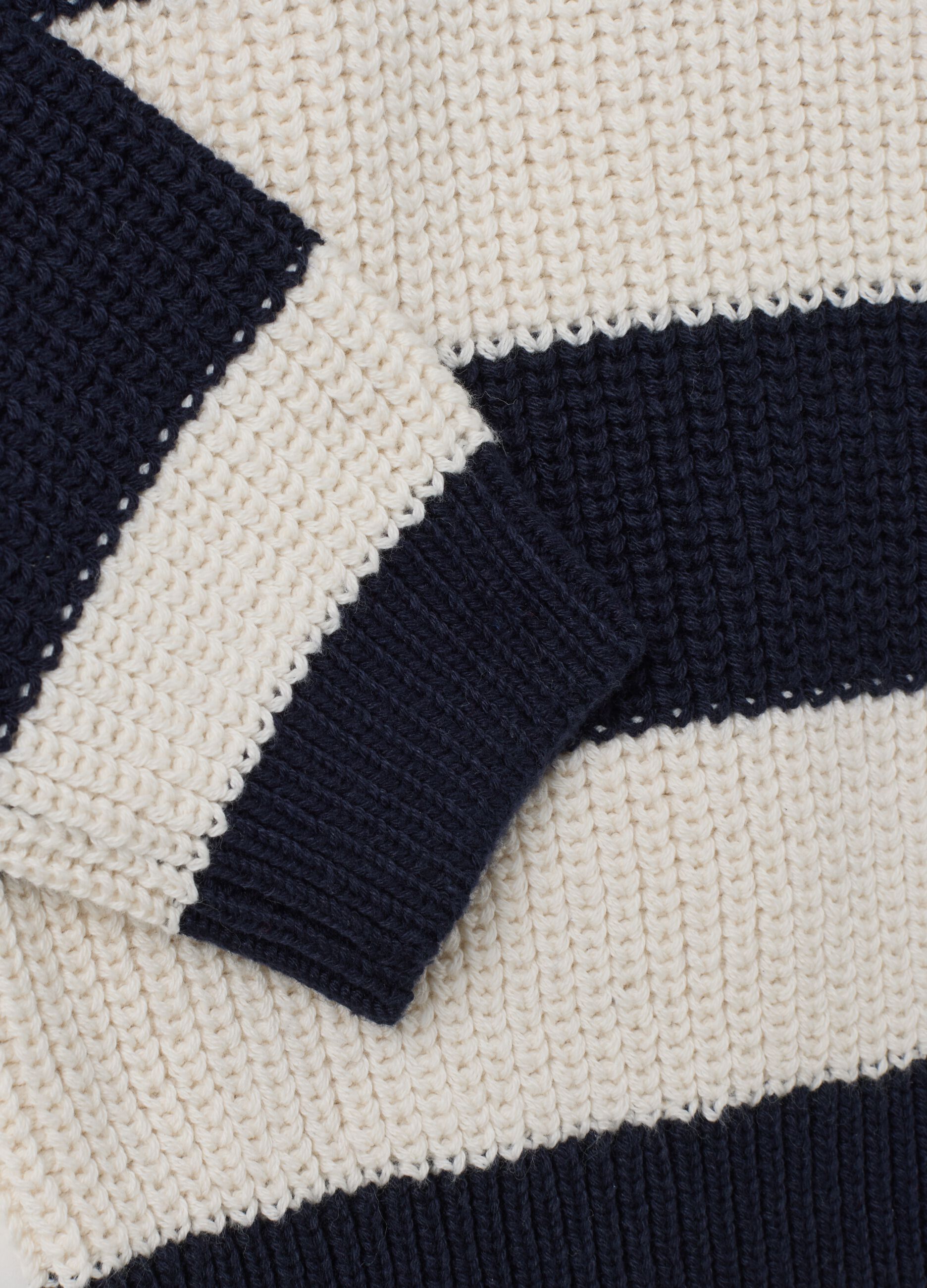 Children's multicolour pure cotton jumper, regular fit with buttons