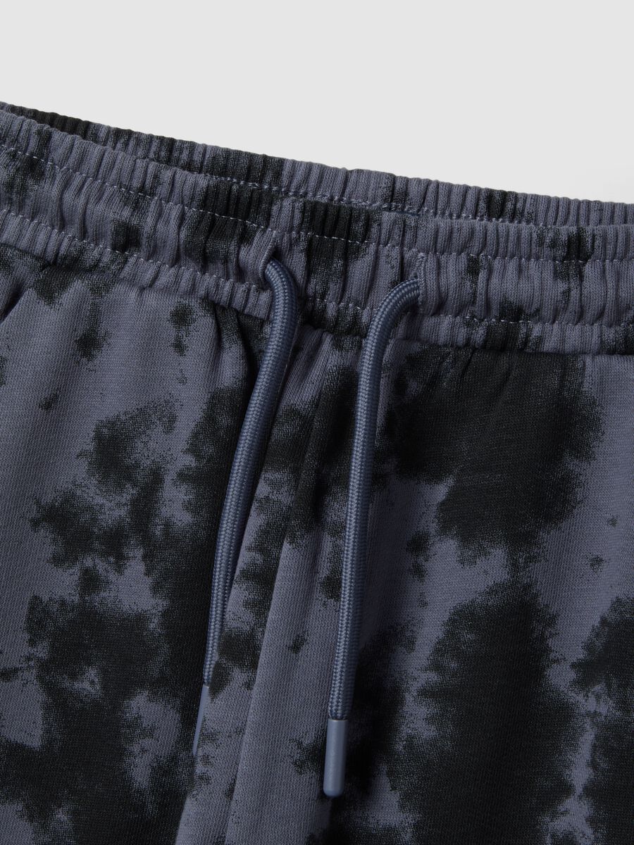 Kids' Regular Fit Multicolour Pure Cotton Tie-Dye Trousers_2