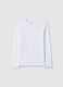 White pure cotton regular fit t-shirt for boys_3