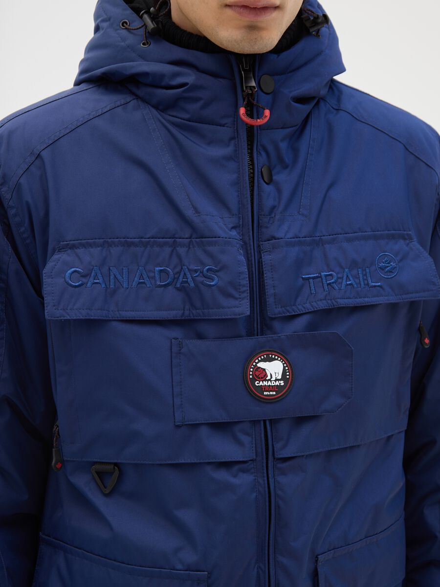 Heavy Blue Hooded Jacket_3