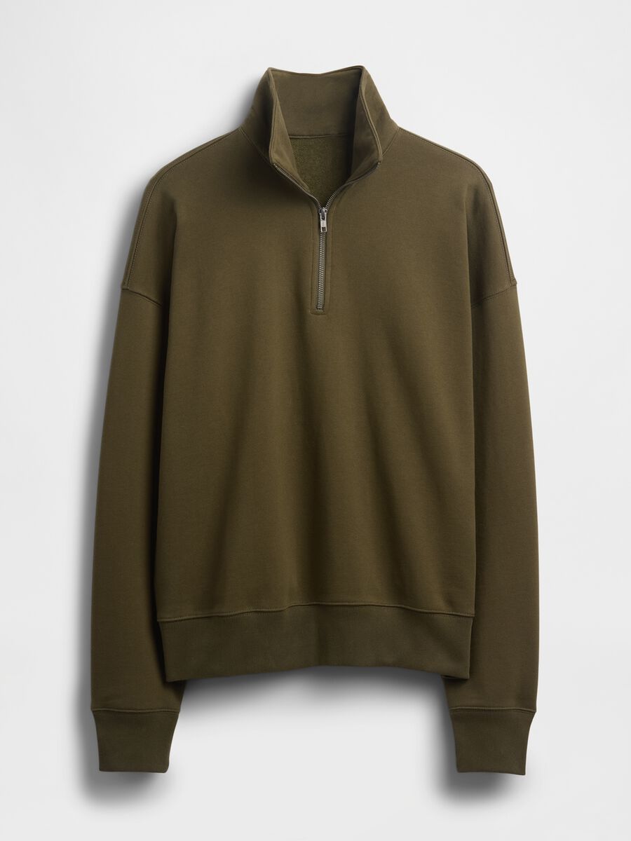 Green Half-Zip Sweatshirt_3