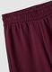 Pantaloni viola in puro cotone wide leg con tasche cargo_2