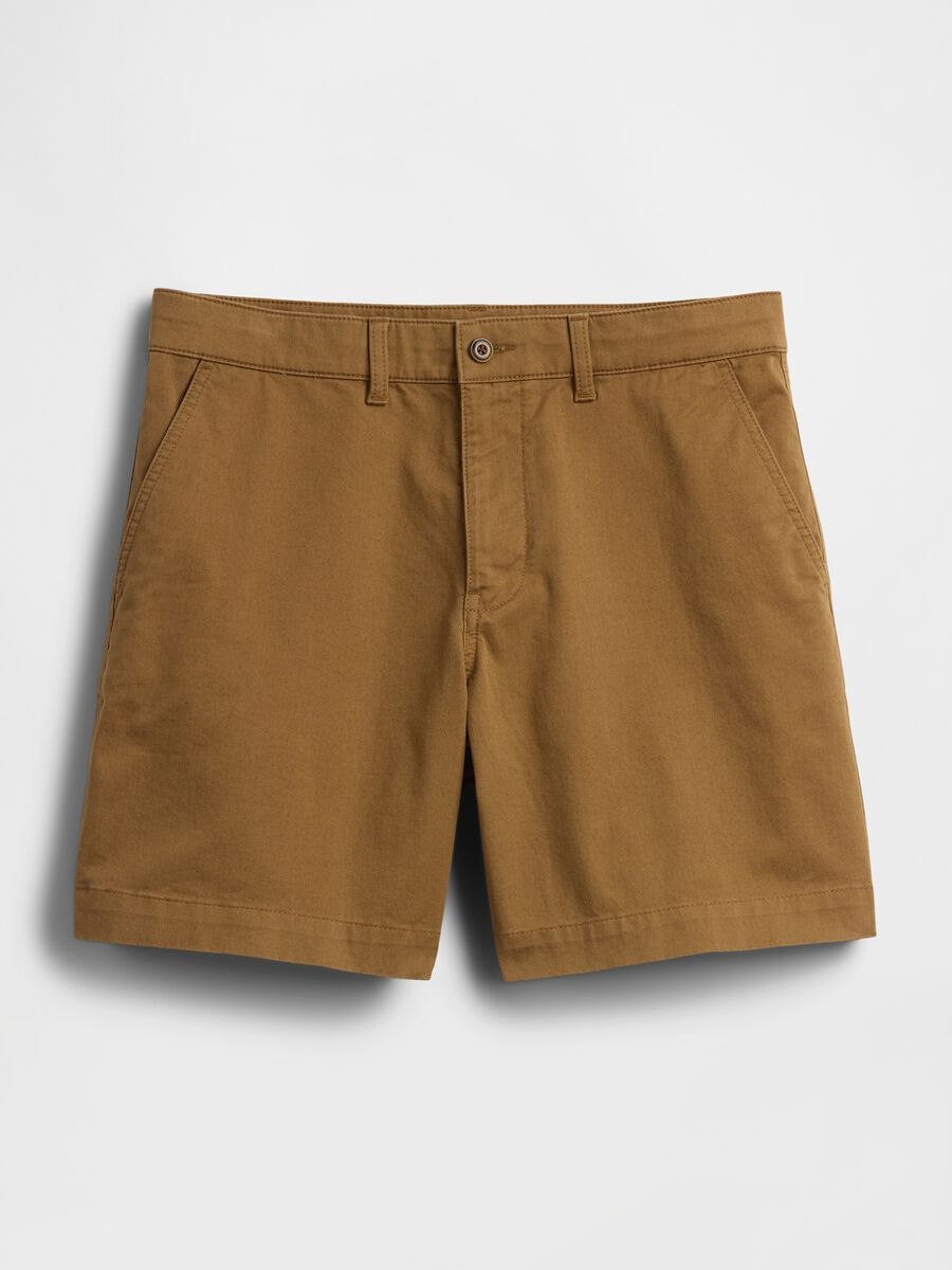 Stretch cotton shorts_5