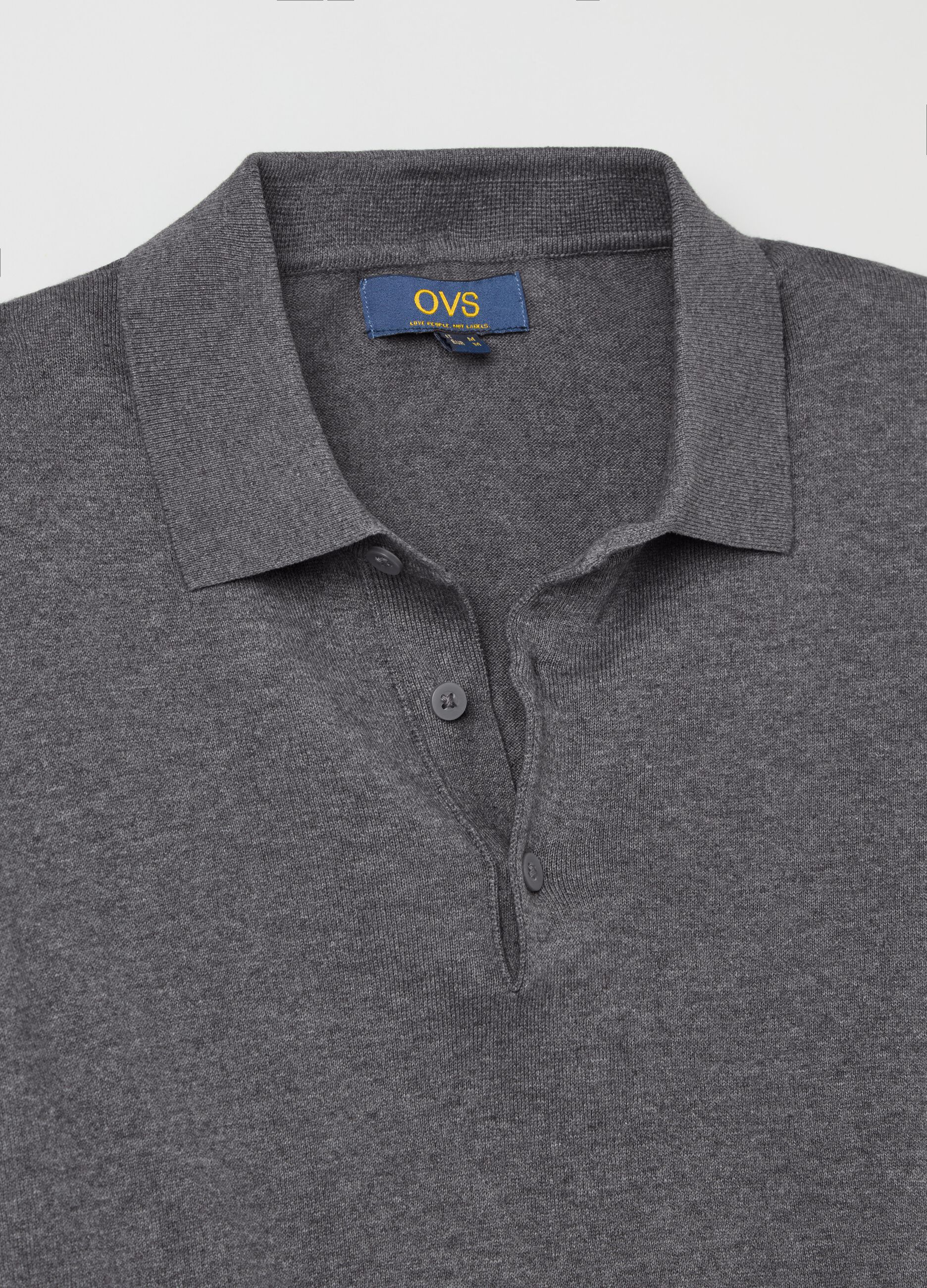 Polo in cotone tinta unita