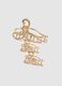 Golden hair accessory tripack with rhinestones_1