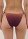 Brown stretch bikini bottoms with ombr&eacute; effect_2