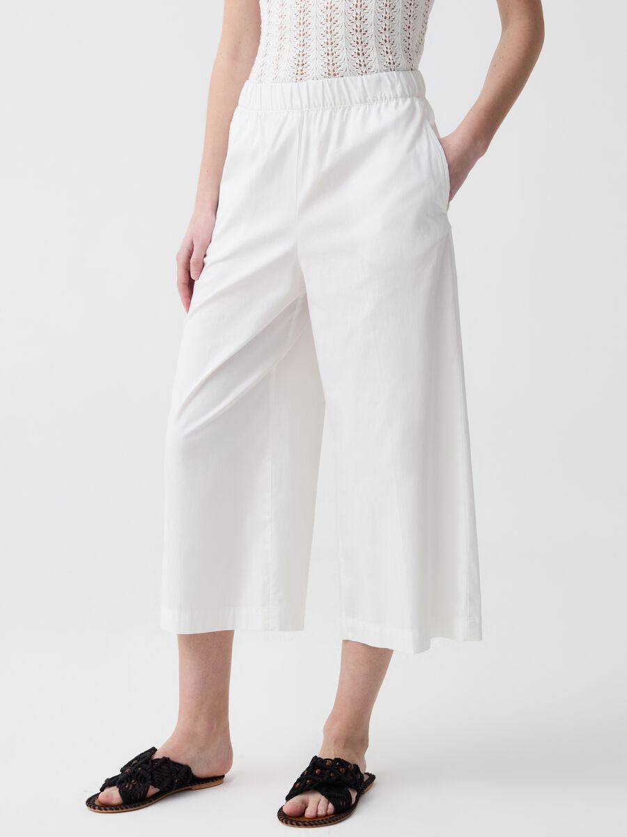 Wide-leg capri trousers_2