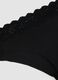Black stretch microfibre briefs with lace_2
