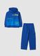 Blue pure cotton jogging set with oversized crew neck fit_0