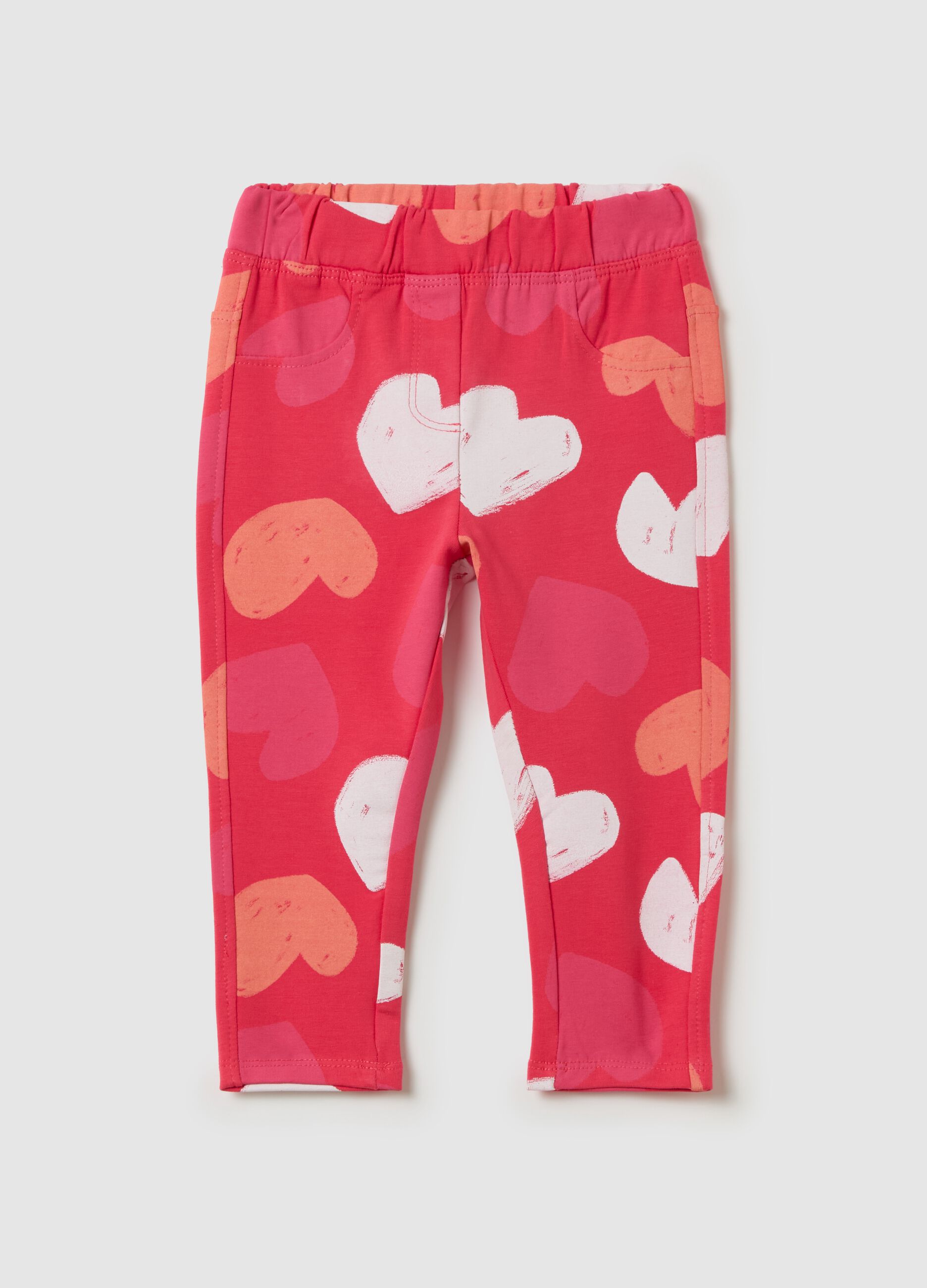 Treggings with all-over print