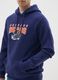 Blue cotton blend sweatshirt with Chicago Bears logo_3