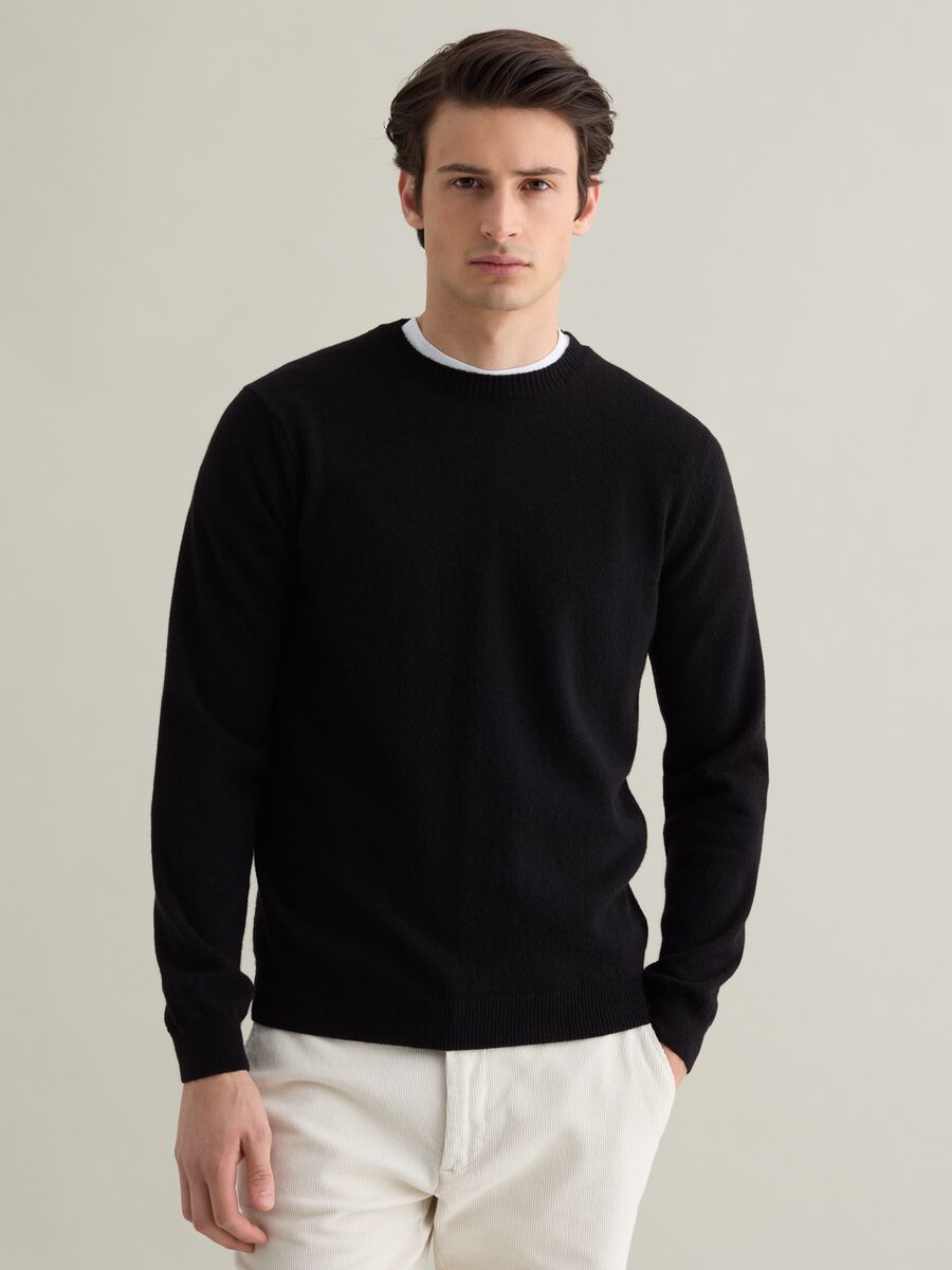 Lambswool crew-neck pullover_0