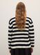 Multicolour striped high-neck oversized jumper_2