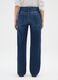 Stretchy Blue Denim Jeans with High Waist_2