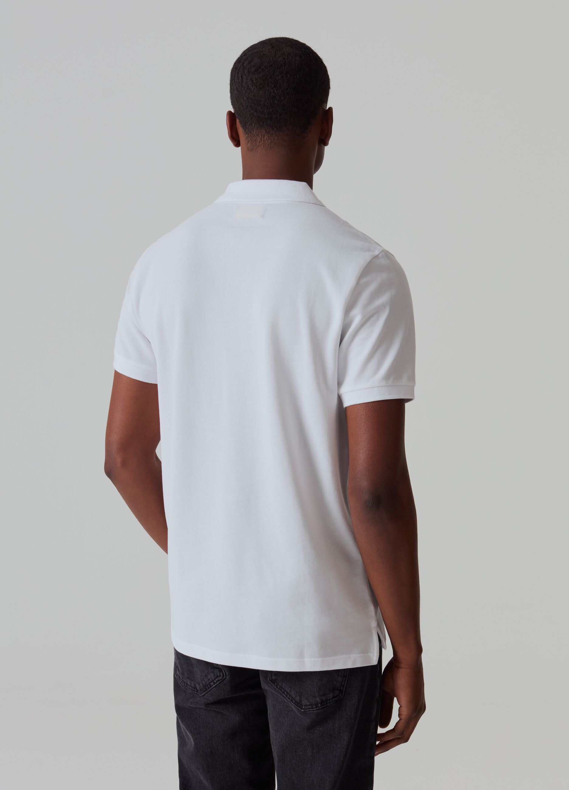 Polo in piquet di cotone Supima