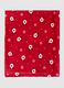 Red Christmas throw with prints_2